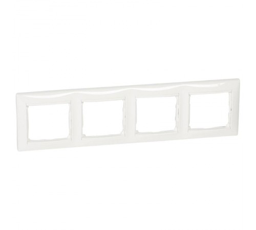 Рамка - Valena - 4 поста - белая  694255  Legrand