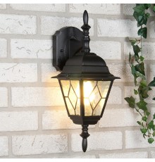 Светильник садово-парковый Vega D черный настенный  a025019  Elektrostandard