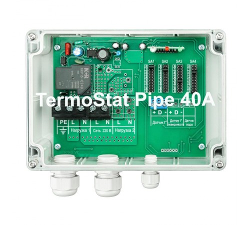 Терморегулятор TermoStat Pipe 40A IP65  51-0841  REXANT