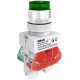 Выкл. кноп. ABLFP 22 мм Цвет:ЗЕЛЕНЫЙ LED 220В ВK-22 a  25026DEK  DEKraft