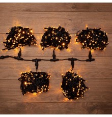 Гирлянда "LED ClipLight" 24V, 5 нитей по 20 метров, цвет диодов Желтый  323-501  NEON-NIGHT