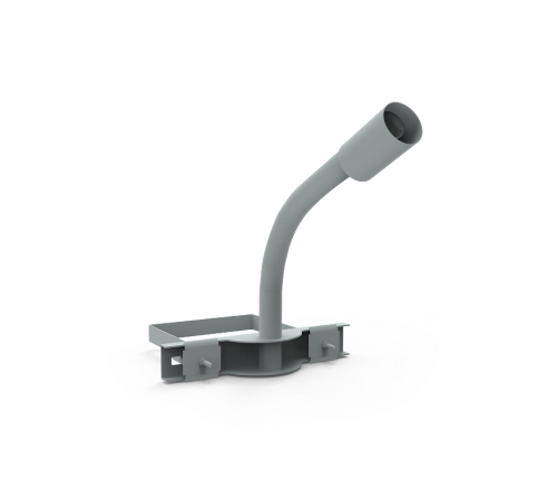 Кронштейн для уличных светильников на опору с 1 хомутом 625х460х480 D60мм  903265203  Gauss