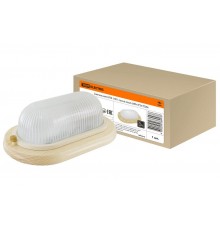 Светильник пылевлагозащищенный под лампу для ЖКХ НПБ1401 сосна овал 60Вт IP54 TDM