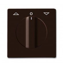 Плата центр. (накладка) с поворотной ручкой, для мех. выкл. жалюзи , IP44, серия Allwetter 44, цвет коричневый  1710-0-3801   2CKA001710A3801  ABB