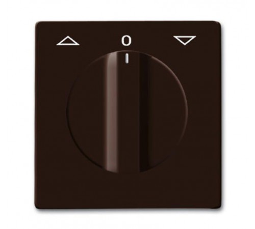 Плата центр. (накладка) с поворотной ручкой, для мех. выкл. жалюзи , IP44, серия Allwetter 44, цвет коричневый  1710-0-3801   2CKA001710A3801  ABB