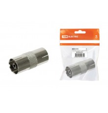 Переходник гнездо TV - гнездо TV, инд. упаковка   SQ1809-0012  TDM