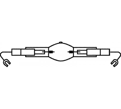 Лампа металлогалогенная HQI-TS 2000W/D/S K12S 10X1   4050300271682  Osram