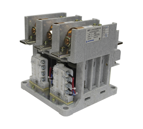 КВТ-1,14-2,5/250-3 У3, трёхполюс., 250А, 380В, 2з+2р, нереверсивный, с литым модуль. пит., IP00, контактор вакуумный  ET011715  Электротехник