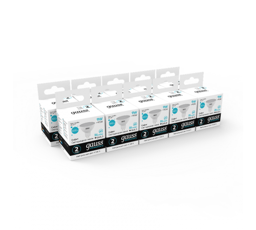 Лампа светодиодная LED 9Вт GU5.3 220В 4100К Elementary MR16  13529  Gauss