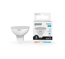Лампа светодиодная LED 9Вт GU5.3 220В 4100К Elementary MR16  13529  Gauss