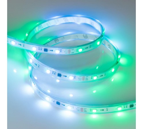 Светодиодная лента герметичная SPI-P-B30-12mm 12V RGB-PX3 (7.2W/m, IP66, 5060, 5m) (Arlight, бегущий огонь)  026370(3)  Arlight