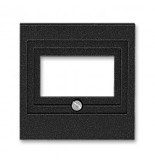 ABB Levit Антрацит / дымчатый чёрный Накладка для розеток USB / HDMI / VGA Антрацит  5014H-A00040 63  2CHH290040A4063  ABB