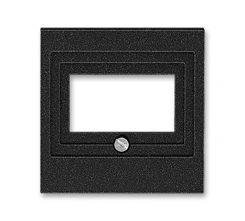 ABB Levit Антрацит / дымчатый чёрный Накладка для розеток USB / HDMI / VGA Антрацит  5014H-A00040 63  2CHH290040A4063  ABB