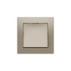 AtlasDesign Шампань Выключатель 1-клавишный, сх.1, 10АХ, (в сборе с рамкой), быстрозажимные клеммы  ATN000512S  SE