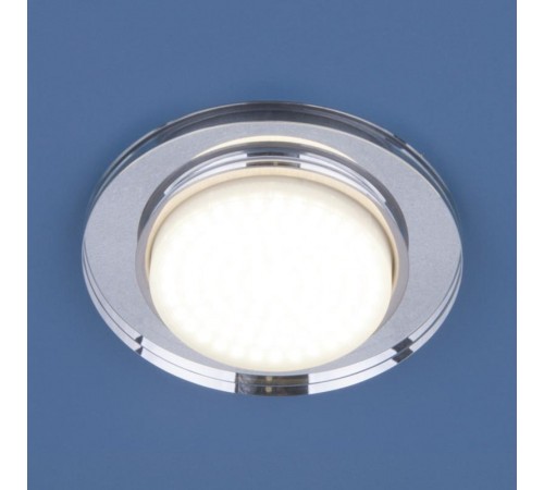 Светильник точечный встраиваемый 8061 GX53 SL зеркальный/серебро  a031989  Elektrostandard