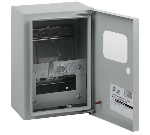Щит распределительно-учетный навесной ЩРУн-1/6 IP31 (285х190х145) SIMPLE Б0041651  ЭРА