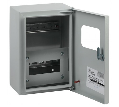 Щит распределительно-учетный навесной ЩРУн-1/6 IP31 (285х190х145) SIMPLE Б0041651  ЭРА
