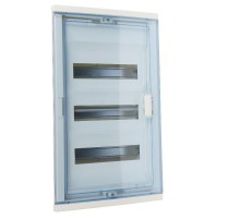 Щит встраиваемый Nedbox - с синей полупрозрачной скругленной дверью - 3 рейки - 36+6 модулей  001423  Legrand
