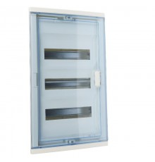 Щит встраиваемый Nedbox - с синей полупрозрачной скругленной дверью - 3 рейки - 36+6 модулей  001423  Legrand