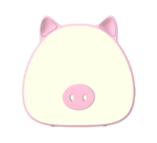 Светильник ночник настольный Qplus GTL703 5W 200lm 2700-6000K 5V Li-ion 1200mA розовый диммируемый LED 1/10/30  NN7034  Gauss