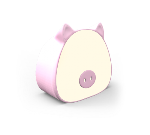 Светильник ночник настольный Qplus GTL703 5W 200lm 2700-6000K 5V Li-ion 1200mA розовый диммируемый LED 1/10/30  NN7034  Gauss