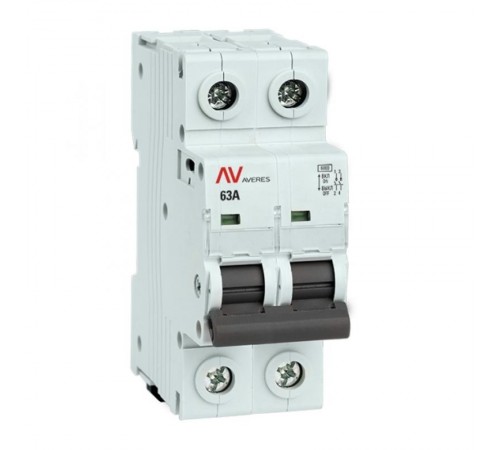 Выключатель нагрузки AVN 2P 63A AVERES  avn-2-63-av  EKF