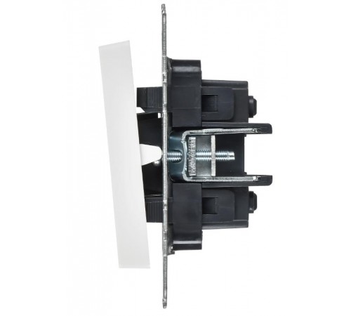 BRITE Выключатель 2-клавишный перекрестный 10А ВС10-2-3-БрАБ арктический белый   BR-V23-0-10-K91  IEK