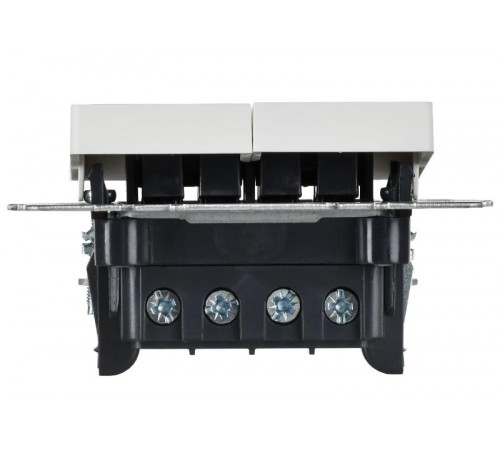 BRITE Выключатель 2-клавишный перекрестный 10А ВС10-2-3-БрАБ арктический белый   BR-V23-0-10-K91  IEK