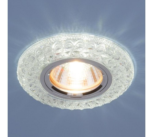 Светильник точечный встраиваемый 2180 MR16 CL прозрачный  a034163  Elektrostandard