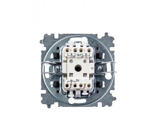 ABB Levit Серый / белый Переключатель 2-кл.  3559H-A52445 16W  2CHH595245A6016  ABB