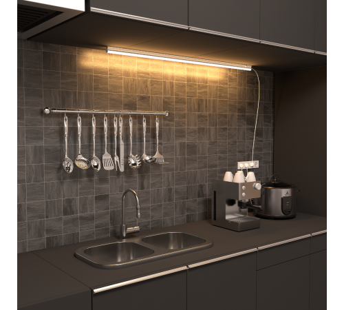 Светильник светодиодный линейный матовый TL 15W 3000K 1172х25х36,1270лм,  130511115  Gauss