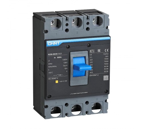 Выключатель автоматический NXM-800S/3Р 800A 50кА (R)  131376  CHINT