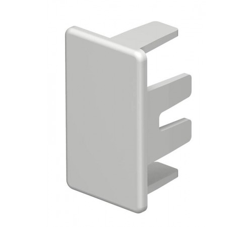 Торцевая заглушка кабельного канала WDK 20x35 мм (ПВХ,светло-серый) (WDK HE20035LGR)  6183654  OBO Bettermann