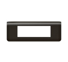 Рамка - Mosaic - 6 модулей - матовая черная  079056L  Legrand