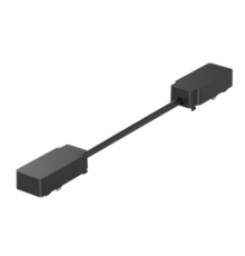 Коннектор питания для углового соединения шинопроводов магнитной системы Galakti 290x26x15 мм черный  V4-R7-09.RG23.TRK-0005  VARTON