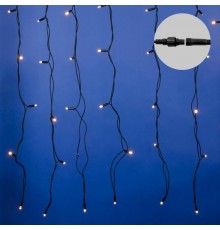 Занавес светодиодный с эффектом мерцания ULD-C2030-240/TBK WARM WHITE IP67  3х2м соед. 240 диодов. тепл белый свет. шнур черный  UL-00003938  Uniel