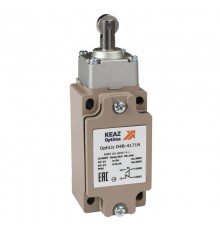 Выключатель концевой OptiLiS D4B-4172N толкатель роликовый поперечный металлический EN 50041 XCKJ103H29  365334  КЭАЗ