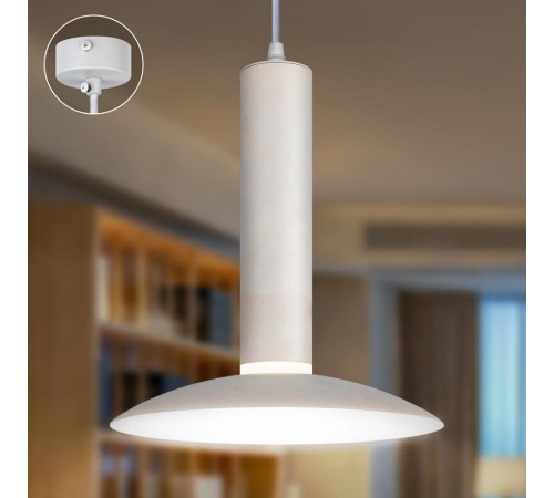 Светильник подвесной (подвес)  PL14 WH MR16 GU10 потолочный цилиндр белый  Б0061407  ЭРА