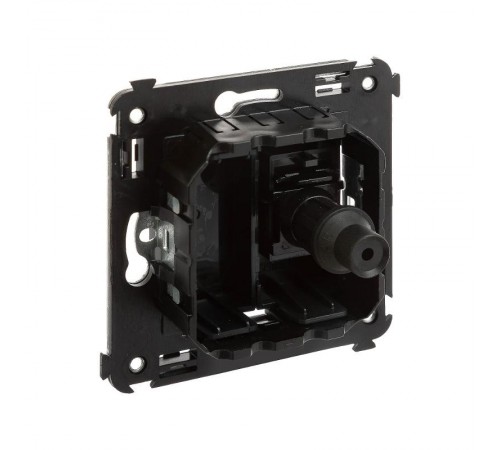 Розетка TV одиночная в стену, "Avanti", "Черный матовый"  4412503  DKC