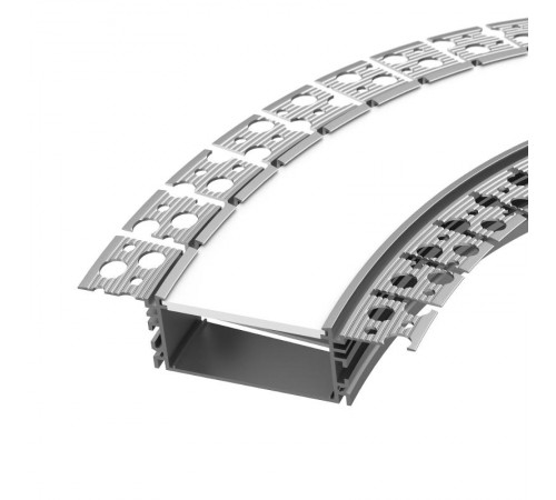  Профиль FANTOM-BENT-W49-SIDE-2000 ANOD (Arlight, Алюминий) 046423  Arlight  