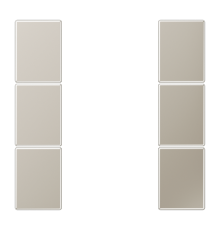 комплект накладок 3гр сталь  ES2503TSA  Jung