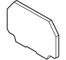 Изолятор FED2-4 V0 Торц. для DR1,5/4  1SNA399577R0200  TE