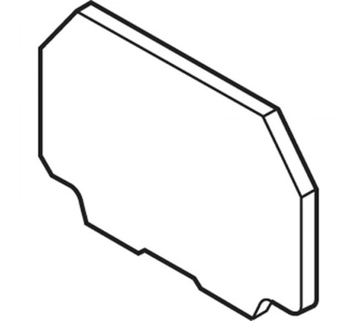 Изолятор FED2-4 V0 Торц. для DR1,5/4  1SNA399577R0200  TE