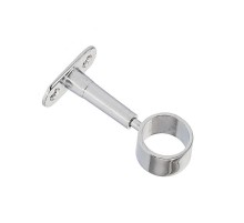 Крепление труб к стене регулируемое проходное, хром (1 шт) - пакет   127436  Tech-KREP