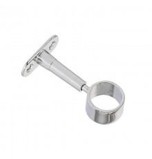 Крепление труб к стене регулируемое проходное, хром (1 шт) - пакет   127436  Tech-KREP