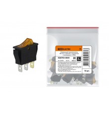 Клавишный переключатель IRS-101-Y желтый с подсветкой 2 положения 1з  SQ0703-0045  TDM