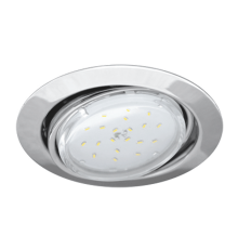 Светильник встраиваемый GX53R-RT-C металл под лампу GX53 230B поворотный хром  4690612024370  IN HOME