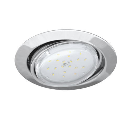 Светильник встраиваемый GX53R-RT-C металл под лампу GX53 230B поворотный хром  4690612024370  IN HOME