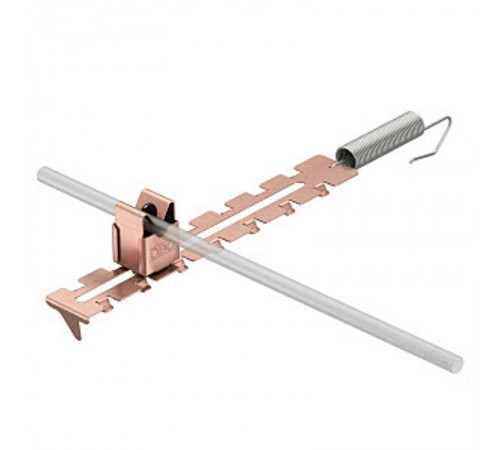 Держатель прутка коньковый, с пружиной  * (132 U-CU)  5203023  OBO Bettermann