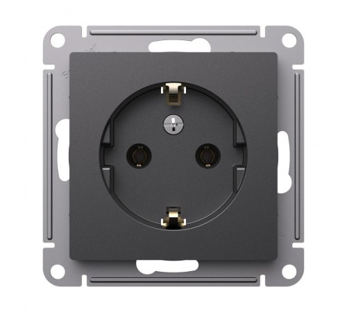 AtlasDesign Базальт Розетка с заземлением, 16А, механизм  ATN001443  SE